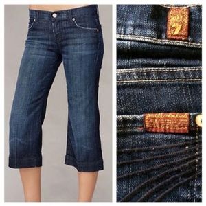 7 ForAll Mankind CropDojo Wide Leg Jean